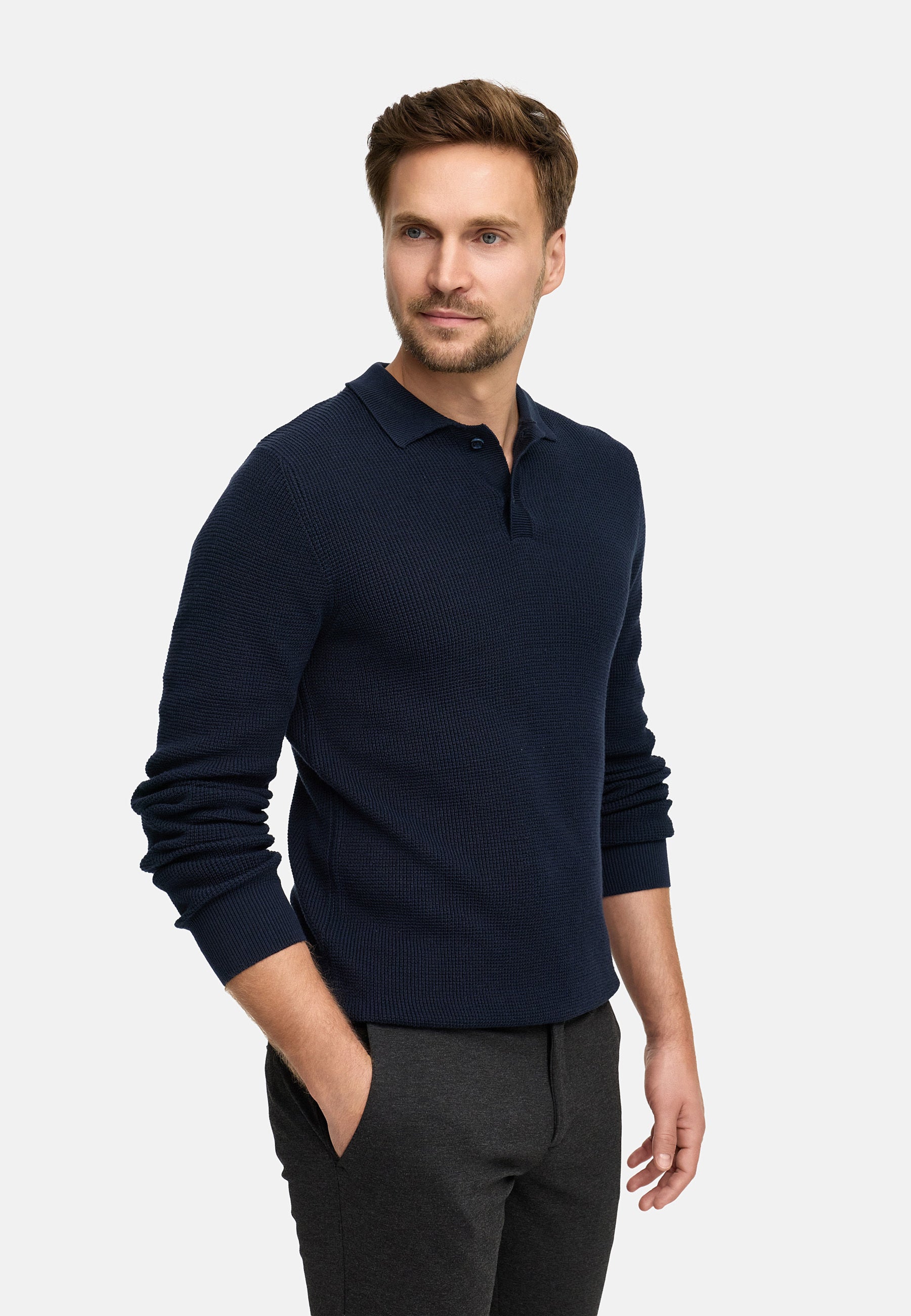 Strickpullover JFTristan polo knit Produktbild
